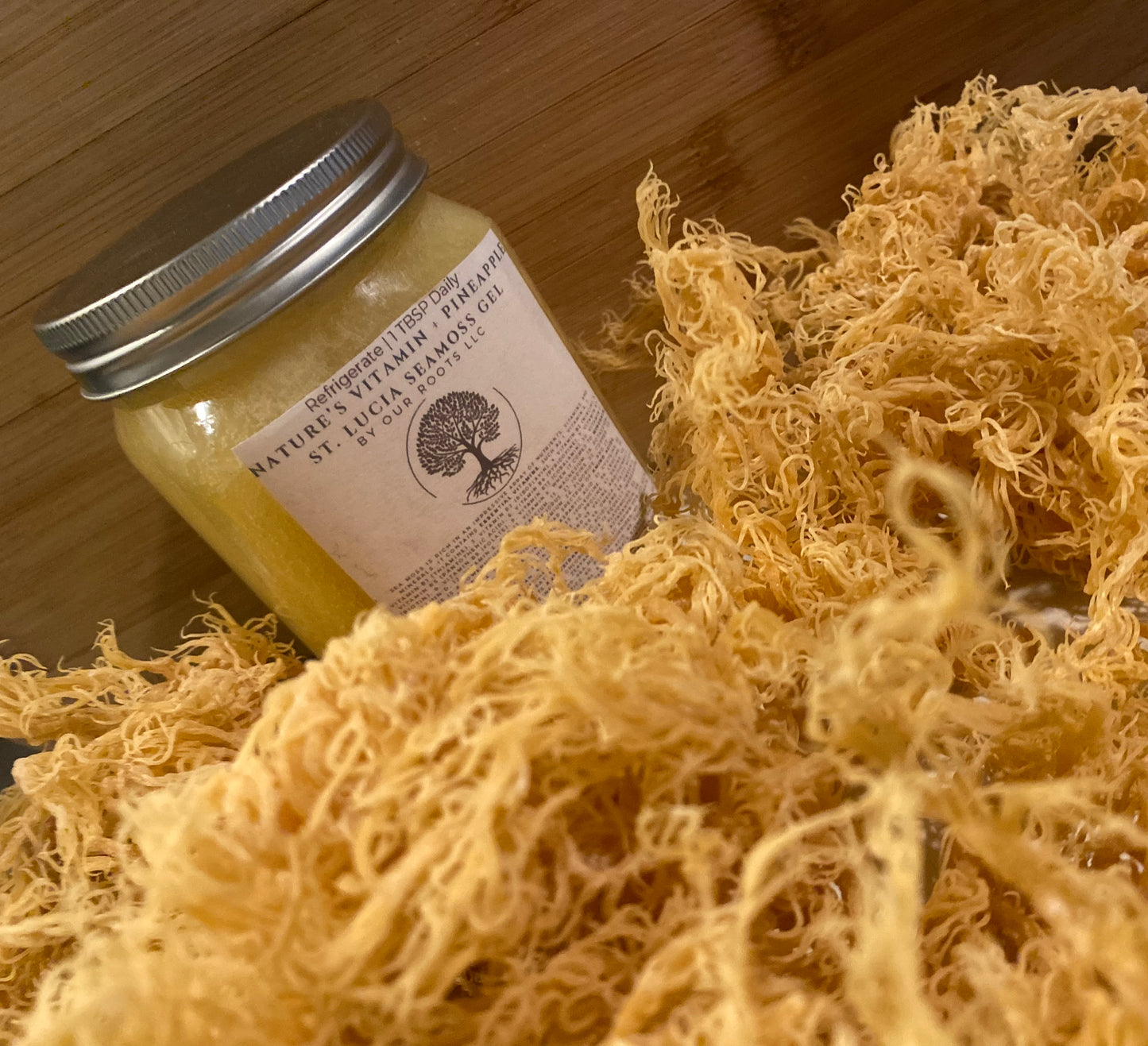 Nature's Vitamin + Pineapple | Port St. Lucia Sea Moss – 16oz 🍍🌊
