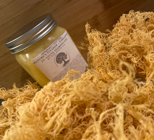 Nature's Vitamin + Pineapple | Port St. Lucia Sea Moss – 16oz 🍍🌊